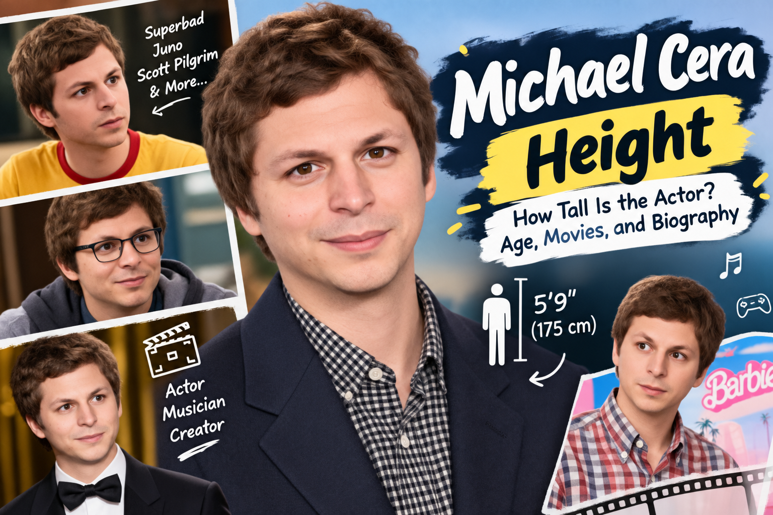 Michael Cera Height