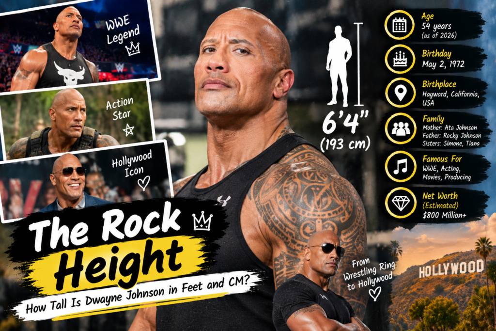 The Rock height