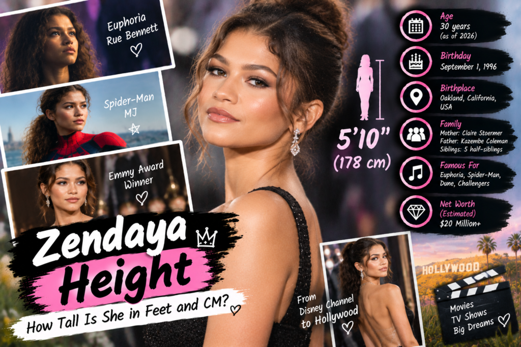 Zendaya height
